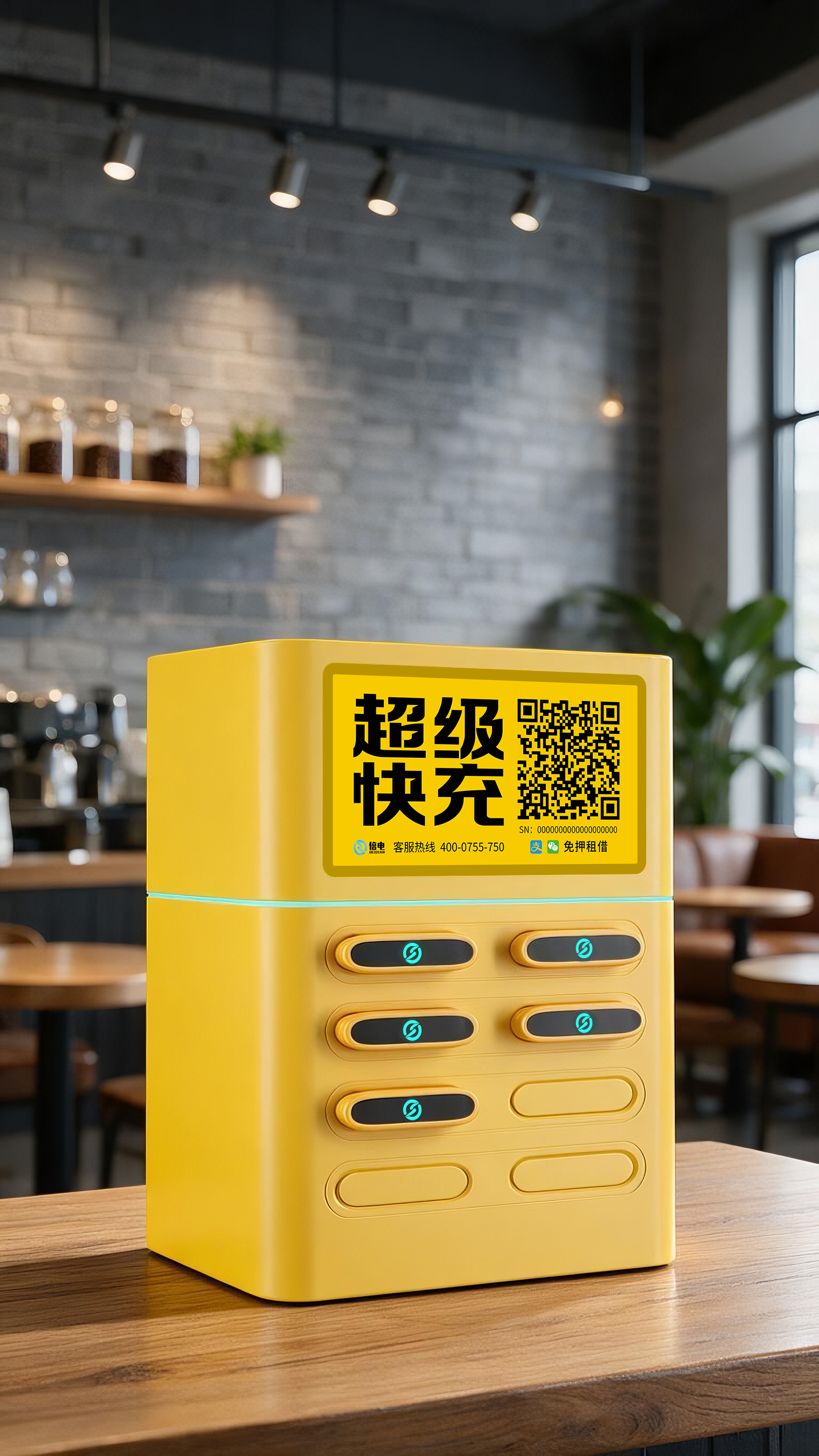 网红特色私房菜 / 创意菜投放共享充电宝(打卡拍照型)