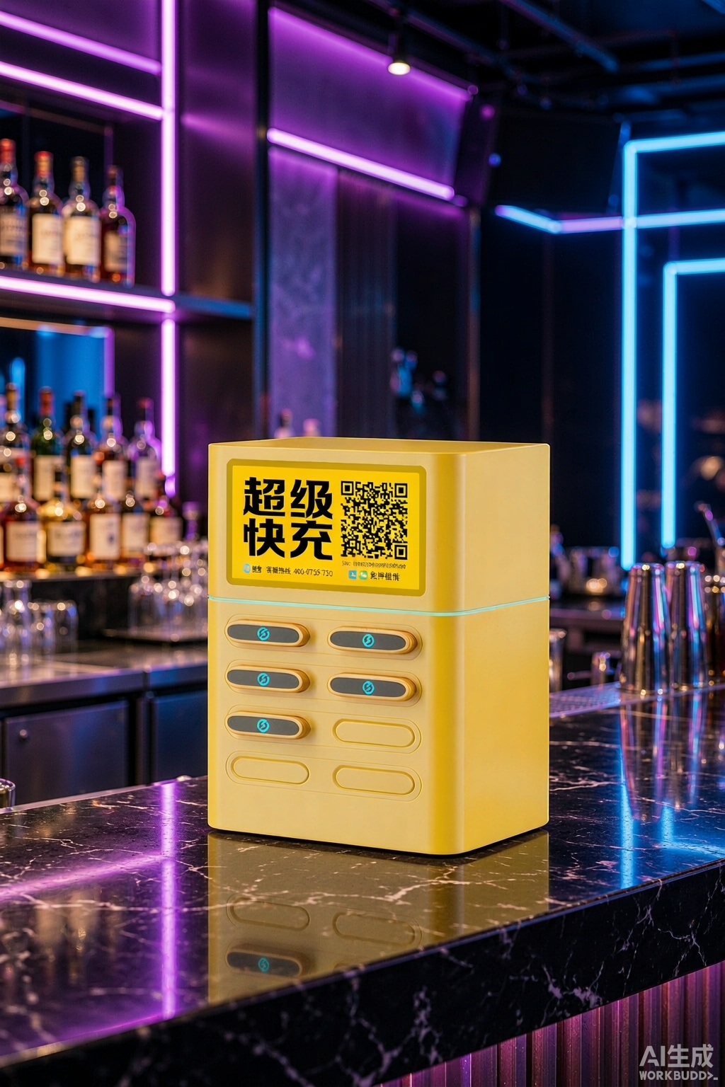 酒吧老板在散台和卡座旁铺机,月增 2 万营收
